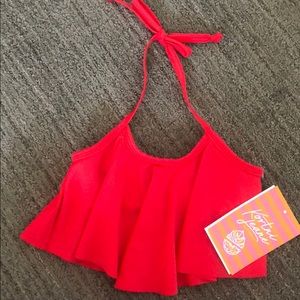 NWT Kortni Jeane Mini Swing Top Red 2T